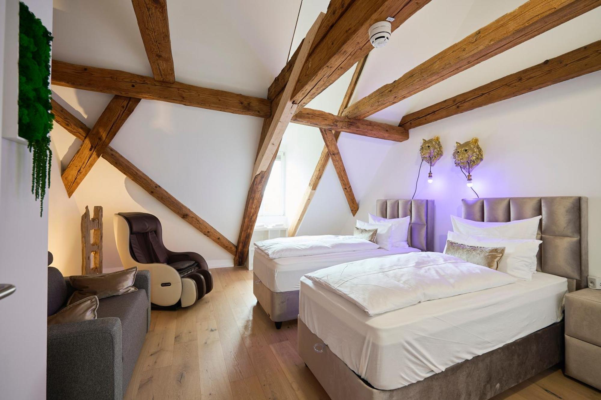 Wood World Luxury - Massage - Bergblick - Tranpolin- Parken Lägenhet Markdorf Exteriör bild