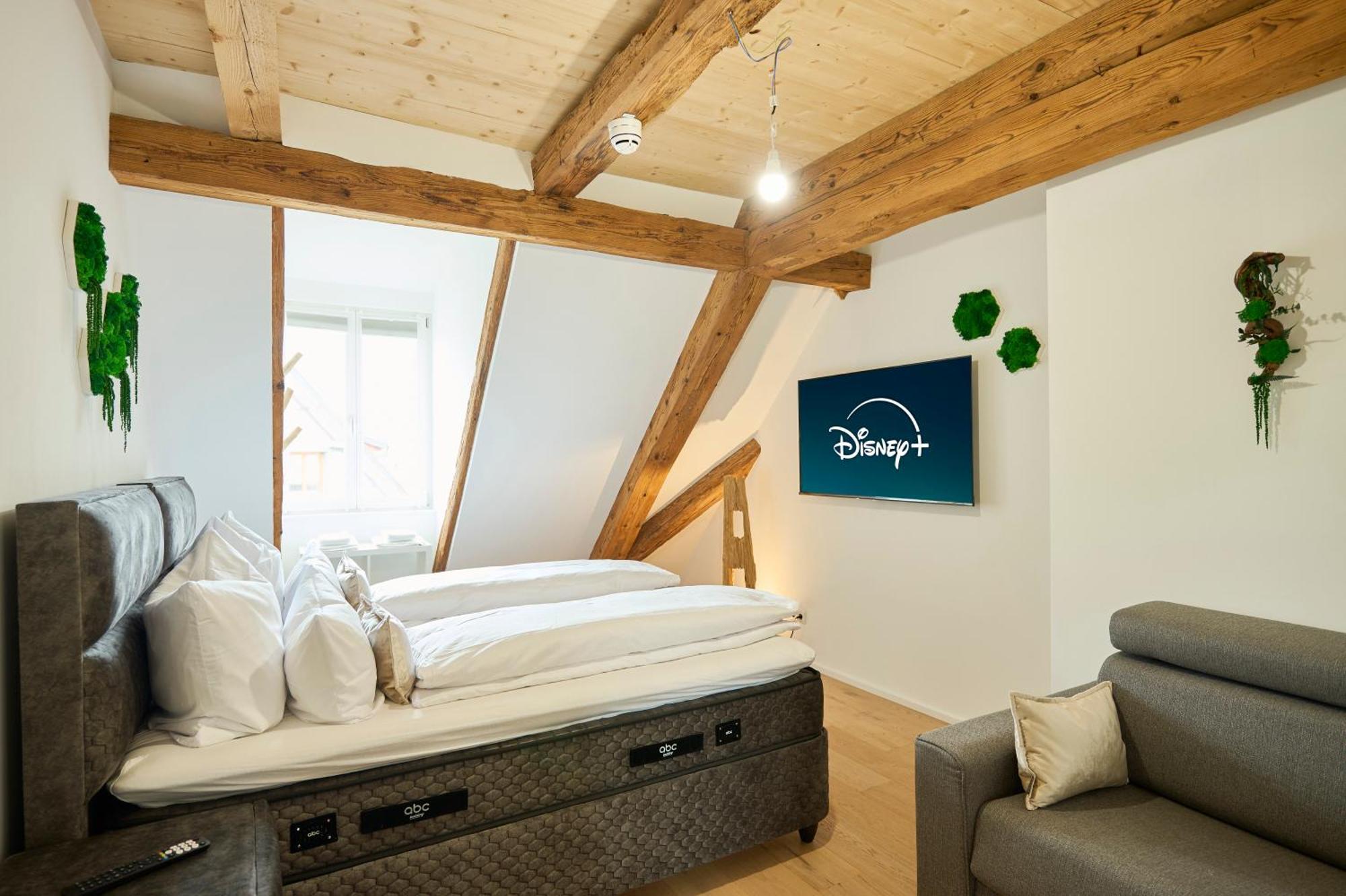 Wood World Luxury - Massage - Bergblick - Tranpolin- Parken Lägenhet Markdorf Exteriör bild